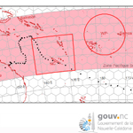 Zones d'alerte cyclonique