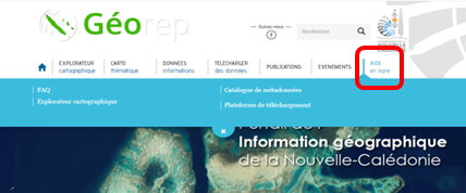 Nouveau look et nouveaux contenus pour l’Aide en ligne Géorep