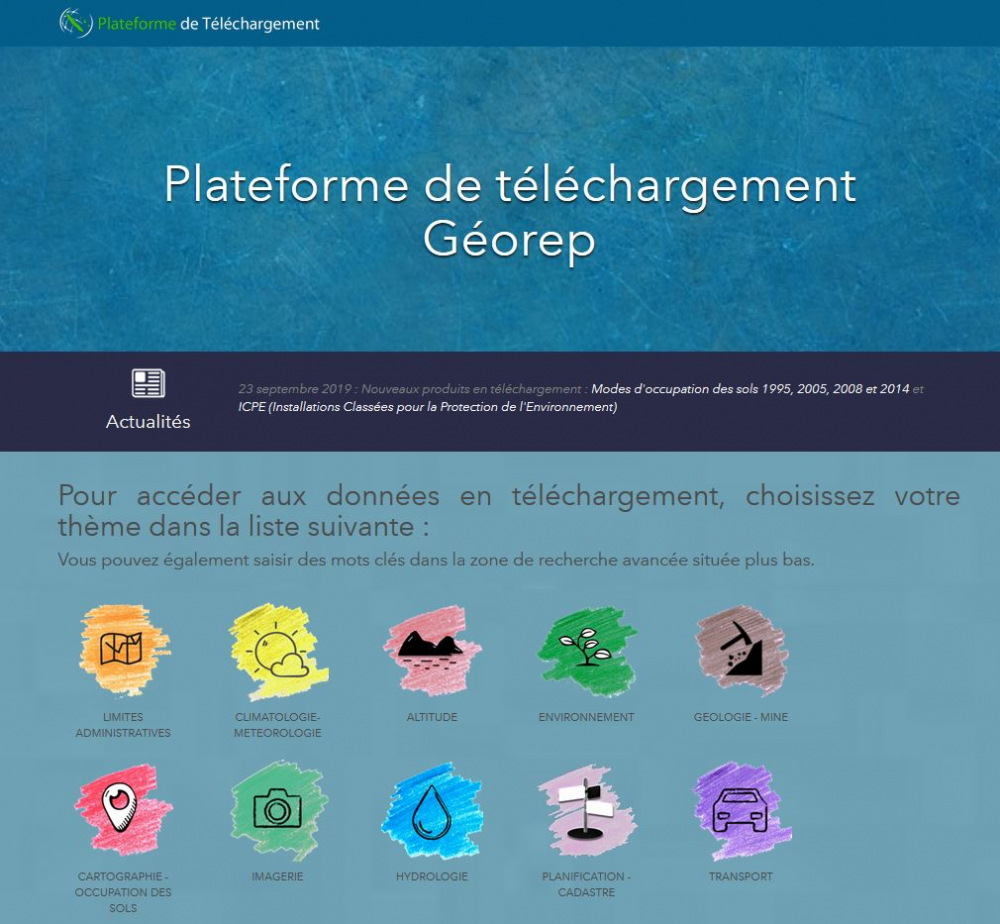 Ouverture de la nouvelle plateforme de téléchargement