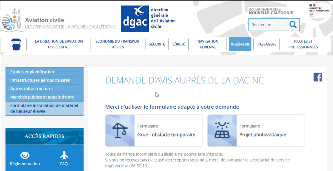 Nouvelles données sur les autorisations à proximité des aérodromes